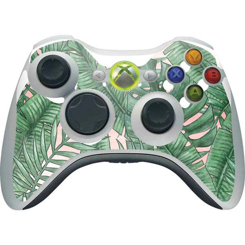 Spring Palm Leaves Xbox 360 Wireless Controller Skin