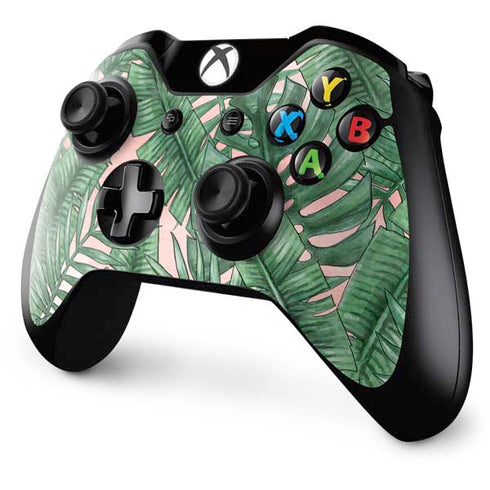 Spring Palm Leaves Xbox One Controller Skin