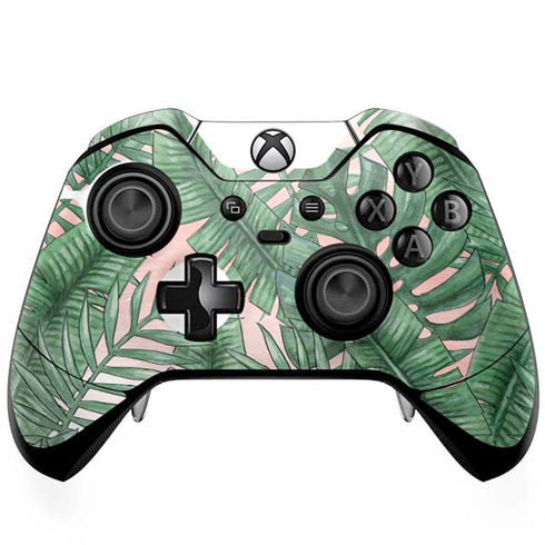 Spring Palm Leaves Xbox One Elite Controller Skin