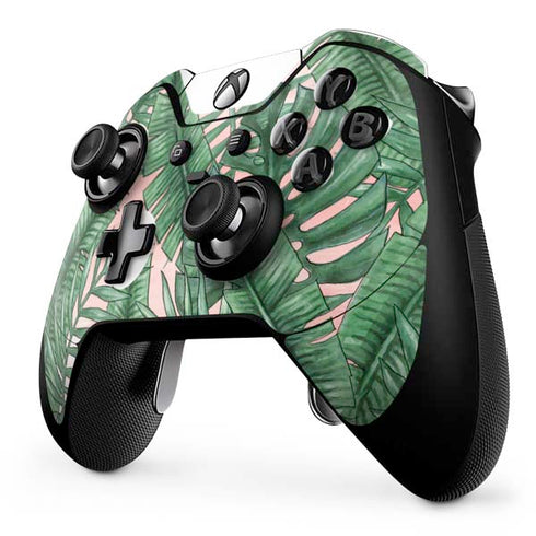 Spring Palm Leaves Xbox One Elite Controller Skin