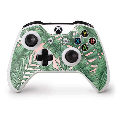 Spring Palm Leaves Xbox One S Controller Skin