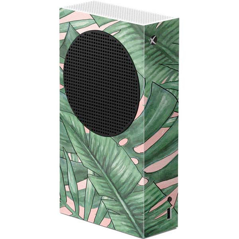 Spring Palm Leaves Xbox Series S Console Skin