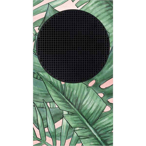 Spring Palm Leaves Xbox Series S Console Skin