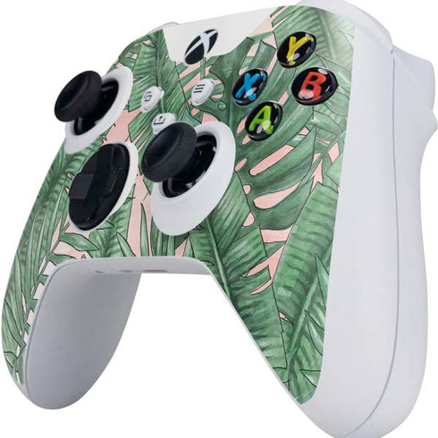 Spring Palm Leaves Xbox Series S Controller Skin