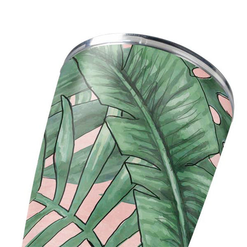 Spring Palm Leaves Yeti 20oz Tumbler Skin