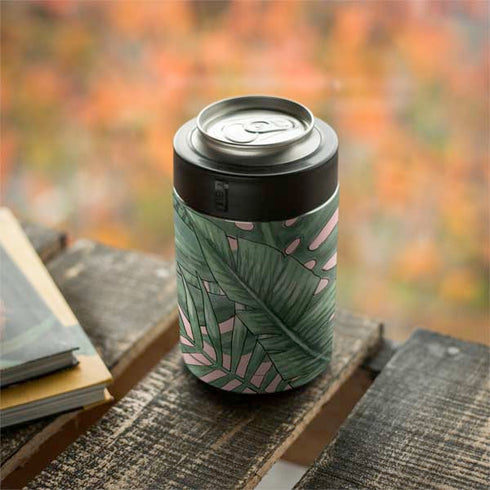 Spring Palm Leaves Yeti Colster Can Insulator Skin