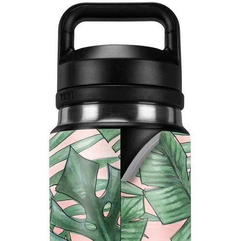 Spring Palm Leaves YETI Rambler 26oz Bottle Skin
