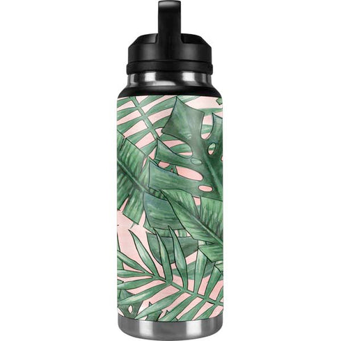 Spring Palm Leaves YETI Rambler 36oz Bottle Skin