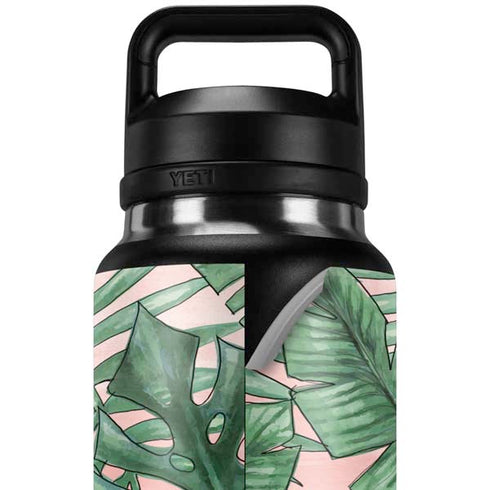 Spring Palm Leaves YETI Rambler 36oz Bottle Skin