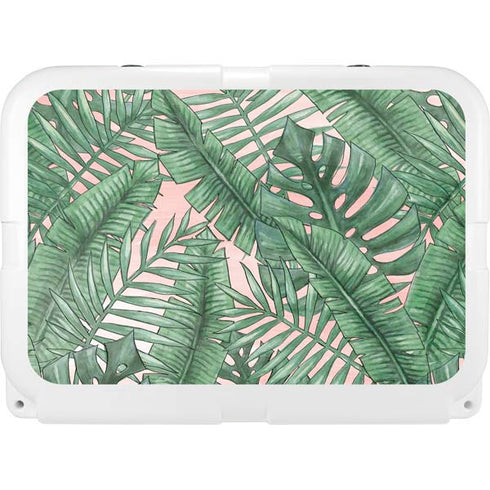 Spring Palm Leaves YETI Tundra 35 Hard Cooler Skin