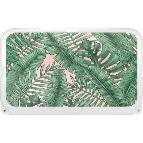 Spring Palm Leaves YETI Tundra 45 Hard Cooler Skin