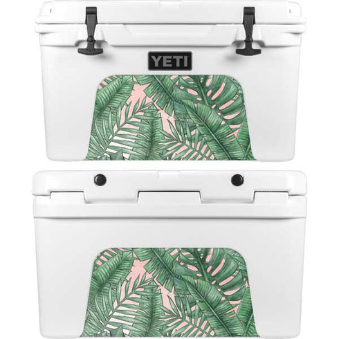 Spring Palm Leaves YETI Tundra 45 Hard Cooler Skin