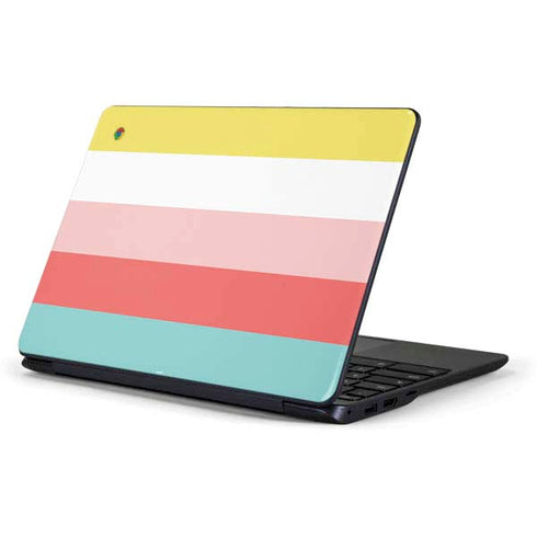 Spring Stripes Samsung Chromebook Skin