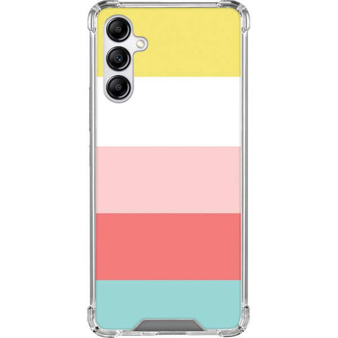 Spring Stripes Galaxy A14 5G Clear Case