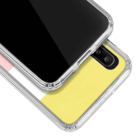 Spring Stripes Galaxy A30 Clear Case