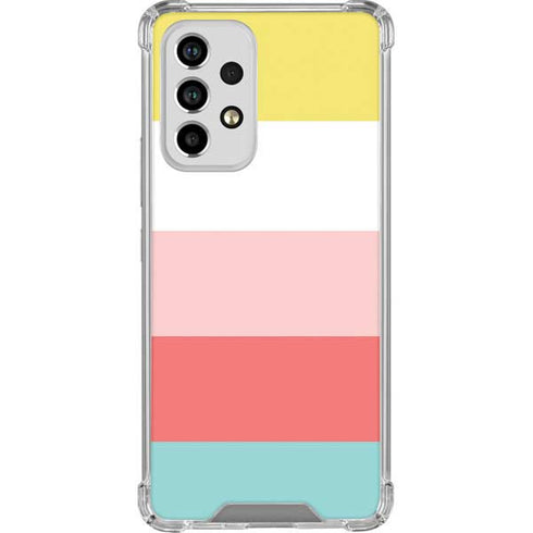 Spring Stripes Galaxy A53 5G Clear Case