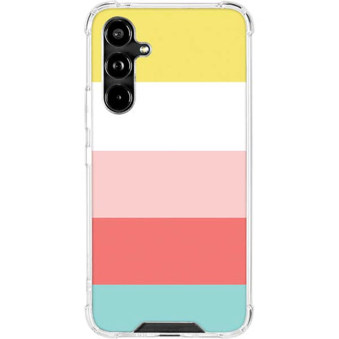Spring Stripes Galaxy A54 5G Clear Case