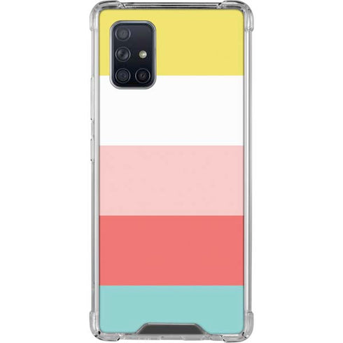 Spring Stripes Galaxy A71 5G Clear Case