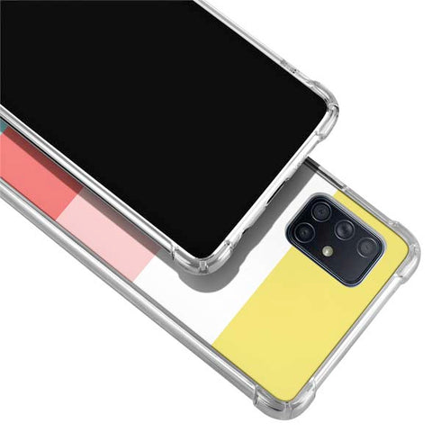 Spring Stripes Galaxy A71 5G Clear Case