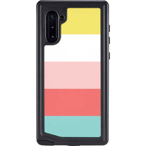 Spring Stripes Galaxy Note 10 Waterproof Case