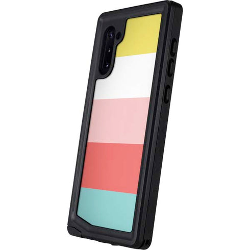 Spring Stripes Galaxy Note 10 Waterproof Case