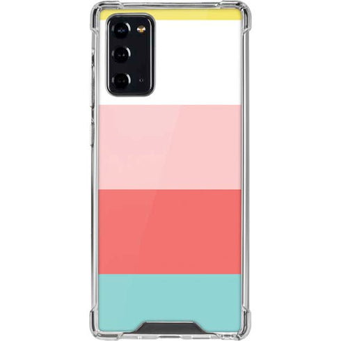 Spring Stripes Galaxy Note20 5G Clear Case