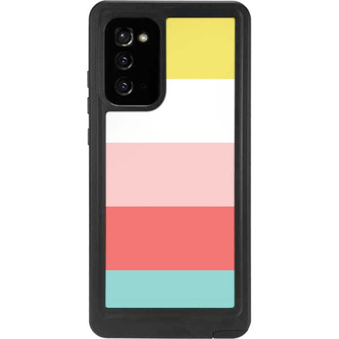 Spring Stripes Galaxy Note20 5G Waterproof Case