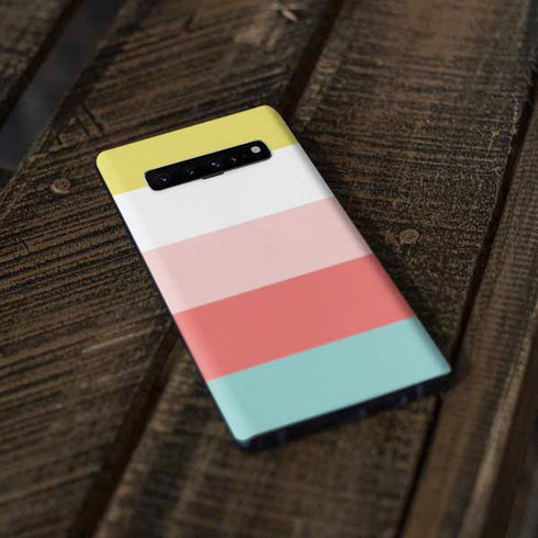 Spring Stripes Galaxy S10 Plus Skin