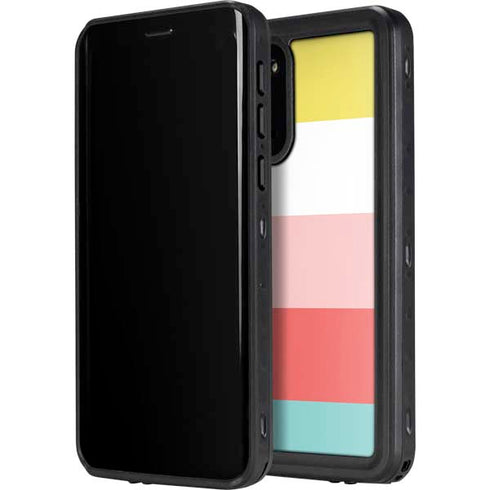 Spring Stripes Galaxy S20 Plus Waterproof Case