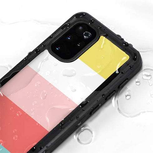 Spring Stripes Galaxy S20 Plus Waterproof Case