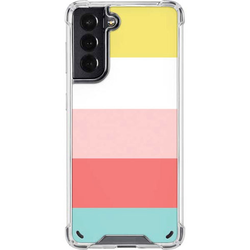 Spring Stripes Galaxy S21 5G Clear Case