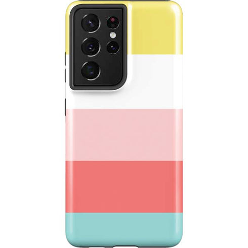 Spring Stripes Galaxy S21 Ultra 5G Pro Case