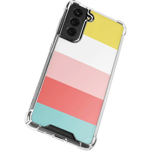 Spring Stripes Galaxy S22 Plus Clear Case