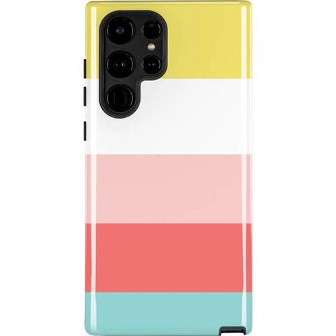 Spring Stripes Galaxy S22 Ultra Pro Case