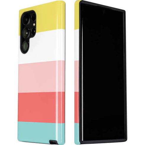 Spring Stripes Galaxy S22 Ultra Pro Case
