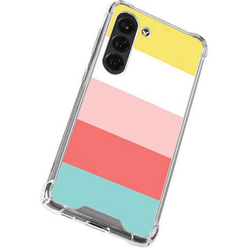 Spring Stripes Galaxy S23 Clear Case
