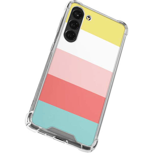 Spring Stripes Galaxy S23 Plus Clear Case