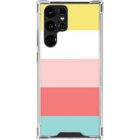 Spring Stripes Galaxy S24 Ultra Clear Case