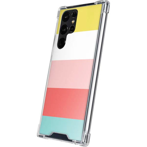 Spring Stripes Galaxy S24 Ultra Clear Case
