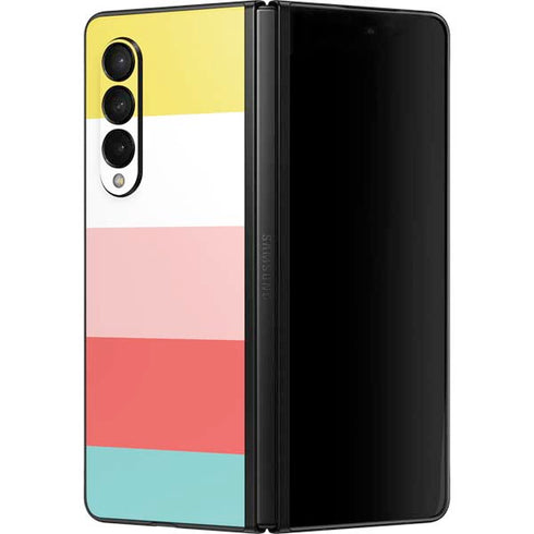 Spring Stripes Galaxy Z Fold3 5G Skin