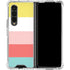 Spring Stripes Galaxy Z Fold4 5G Clear Case