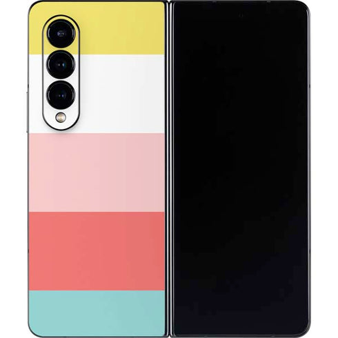 Spring Stripes Galaxy Z Fold4 5G Skin