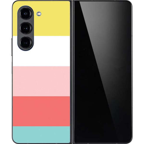 Spring Stripes Galaxy Z Fold5 5G Skin
