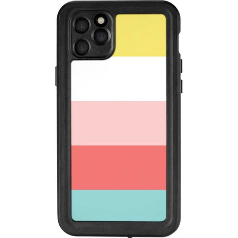 Spring Stripes iPhone 11 Pro Max Waterproof Case
