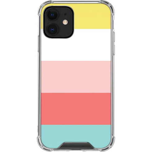 Spring Stripes iPhone 12 Clear Case