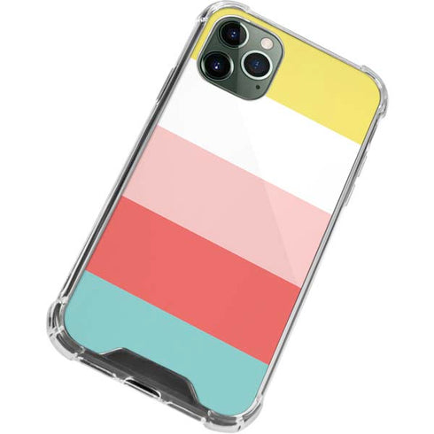 Spring Stripes iPhone 12 Pro Clear Case