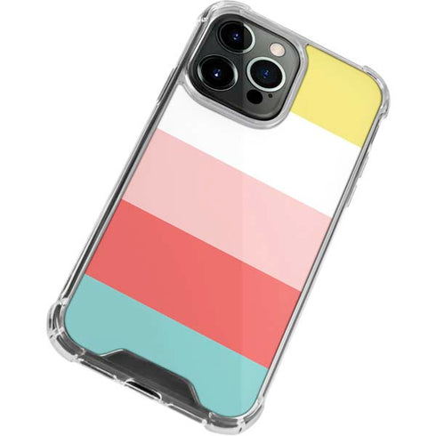 Spring Stripes iPhone 13 Pro Clear Case