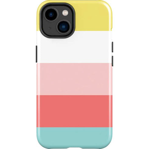 Spring Stripes iPhone 14 Plus Impact Case