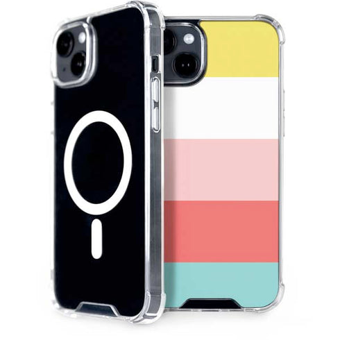 Spring Stripes iPhone 15 Plus MagSafe Case