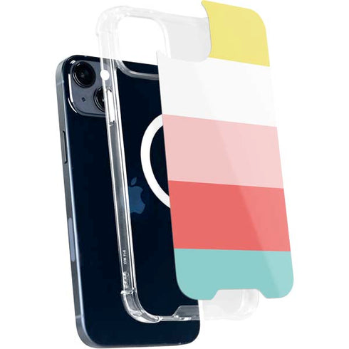 Spring Stripes iPhone 14 Plus MagSafe Case